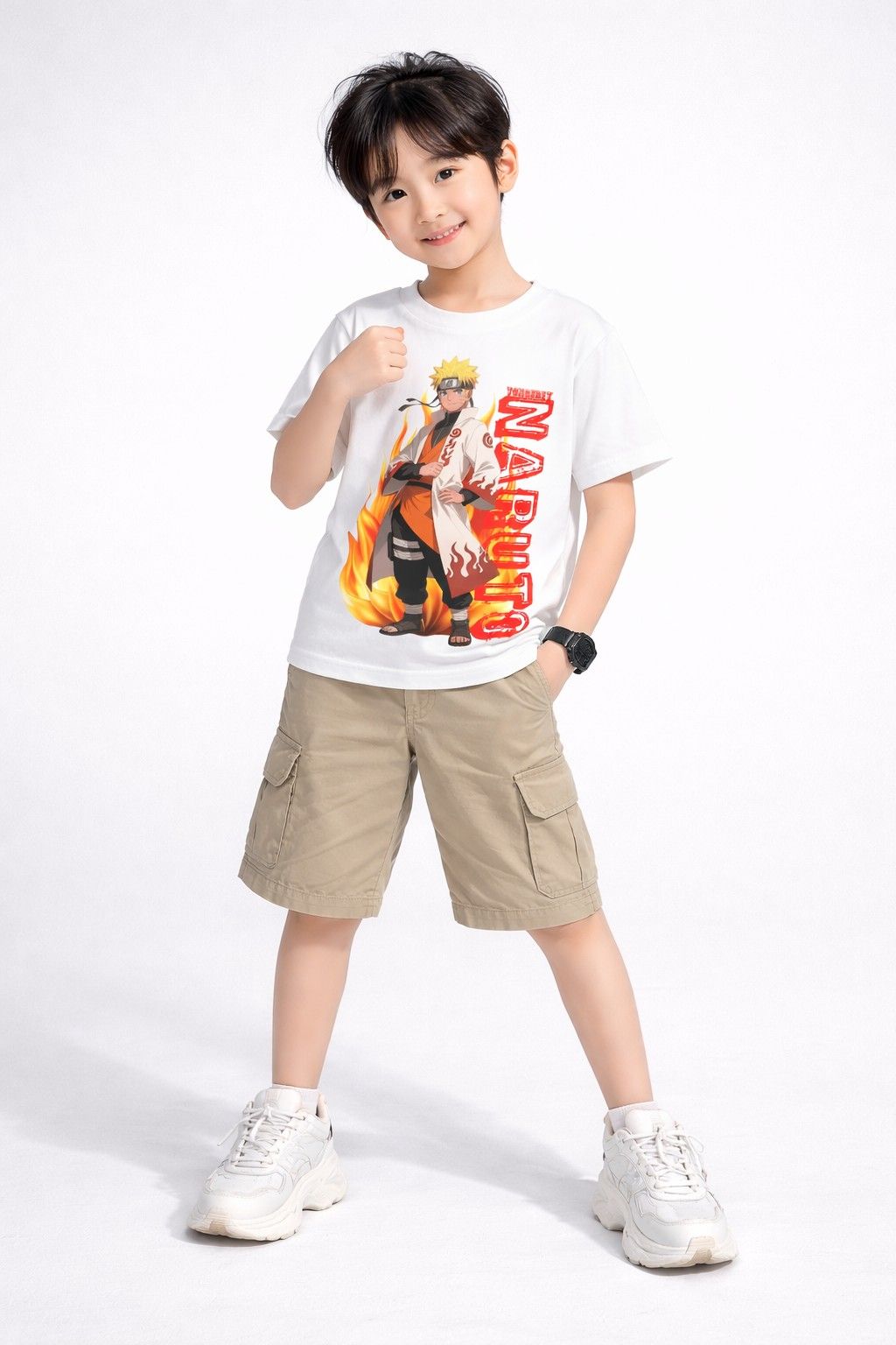 T-SHIRT TONGERET KIDS NARUTO SAGE MODE - ELITE SER