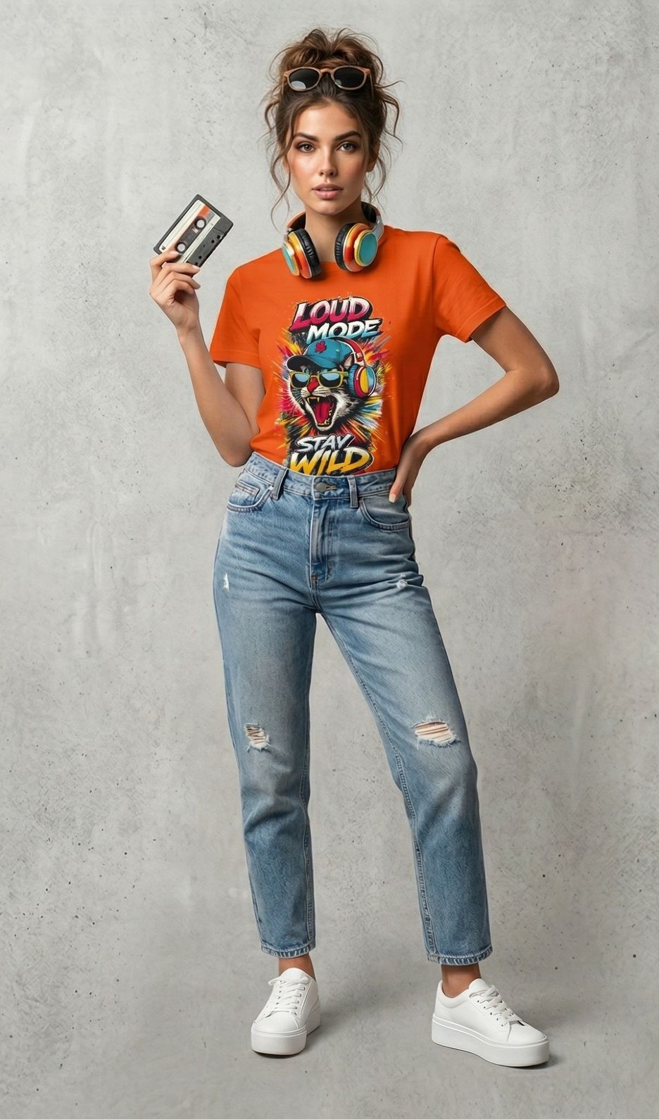 T-SHIRT TONGERET STAY WILD, STAY LOUD 02368