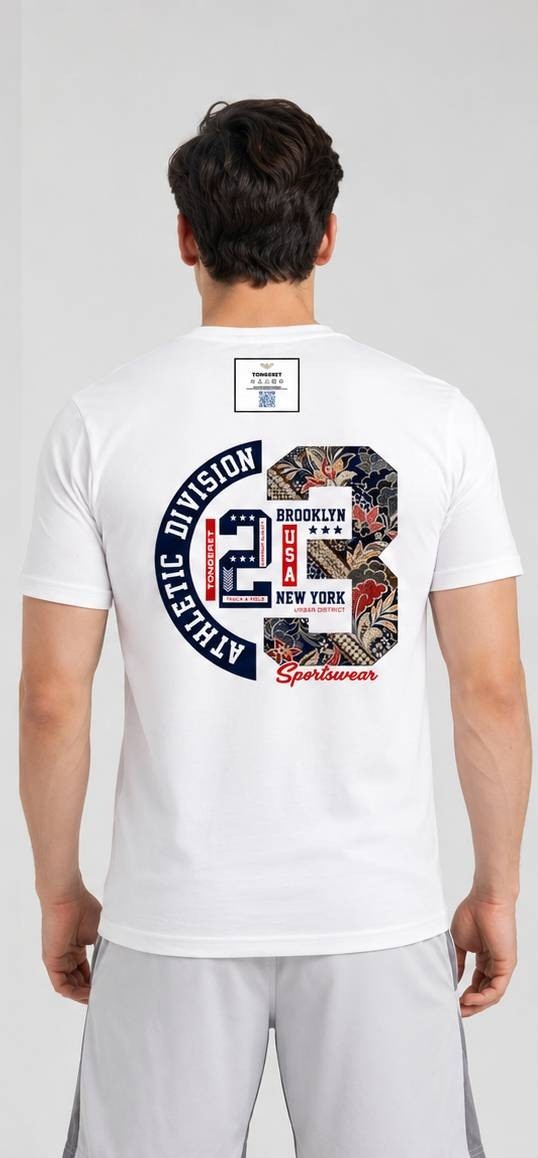 T-SHIRT TONGERET  "Athletic Batik Fusion 23"